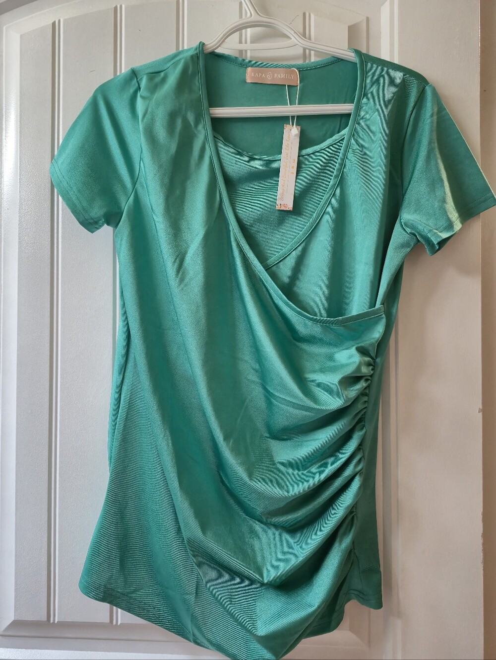 Womens Kapa And Family Cotton Blend Top Size Medium New With Tags